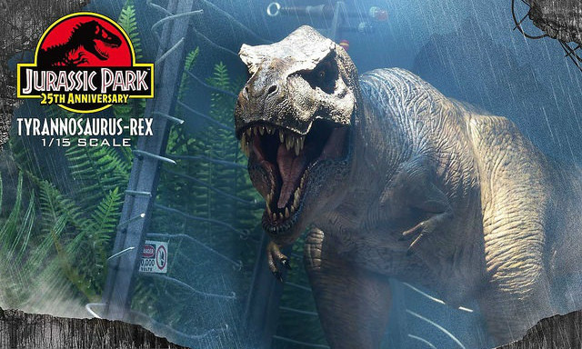 Prime 1 Studio《侏罗纪公园》霸王龙 T-Rex 1/15 全身场景雕像作品