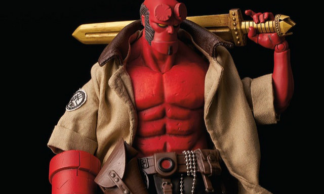 Dark Horse【地狱怪客】Hellboy 1/12 比例人偶作品