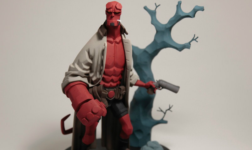 Fariboles Productions 【地狱怪客】Hellboy 1/8 比例全身雕像作品