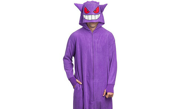 ThinkGeek《精灵宝可梦》耿鬼布偶睡衣 Pokémon Gengar Kigurumi