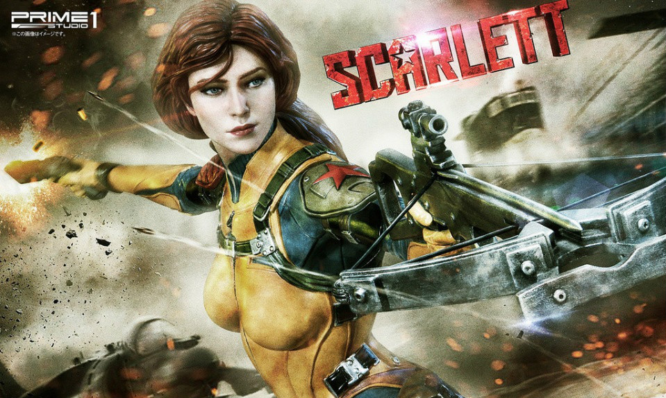 Prime 1 Studio《特种部队 G.I. Joe》斯嘉丽 Scarlett 1/4 比例全身雕像作品