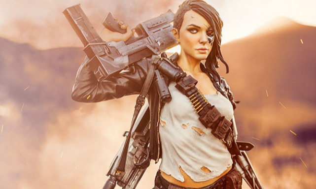 Sideshow Collectibles【反叛终结者】Rebel Terminator 1/4 比例全身雕像作品