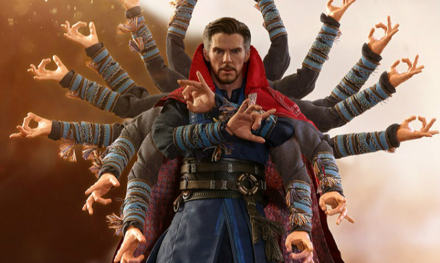 Hot Toys《复仇者联盟3：无限战争》奇异博士 Doctor Strange 1/6 比例人偶作品