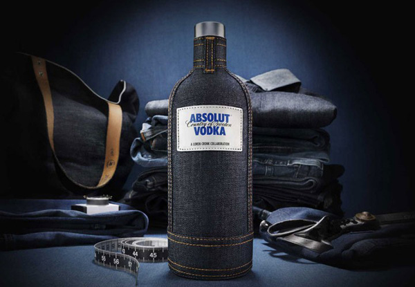 绝对伏特加推出限量版「Absolut Denim」