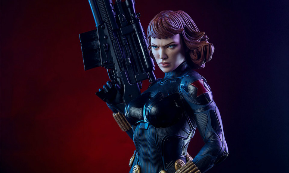 Sideshow Collectibles Premium Format Figure 系列【黑寡妇】1/4 全身雕像作品