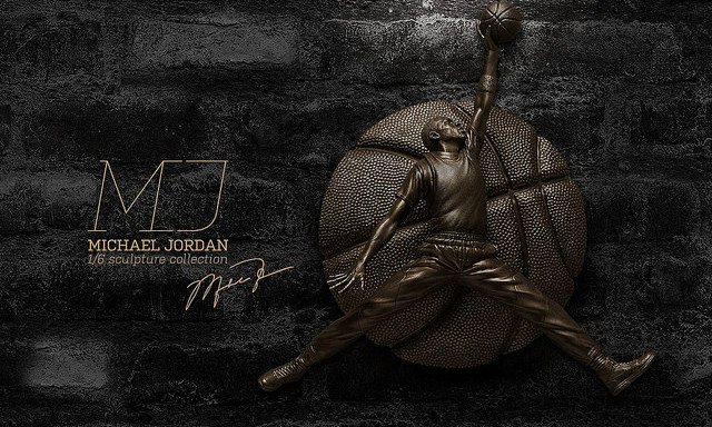 ENTERBAY 篮球之神【迈克尔·乔丹】Michael Jordan 1/6 比例雕像作品 青铜限定版