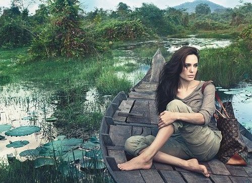 Angelina Jolie 登上 Louis Vuitton 广告