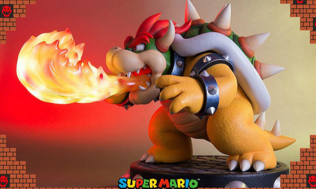 First 4 Figures《超级马里奥兄弟》库巴 Bowser 全身雕像作品 普通版 / 限定版