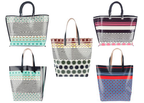 Marni 2012春夏Tote Bags 趣味印花&缤纷色彩