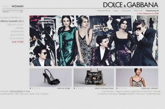 Dolce & Gabbana 网上商店正式上线