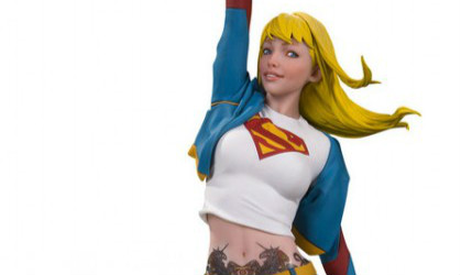 DC Collectibles【暴走族女超人】Supergirl 全身雕像作品