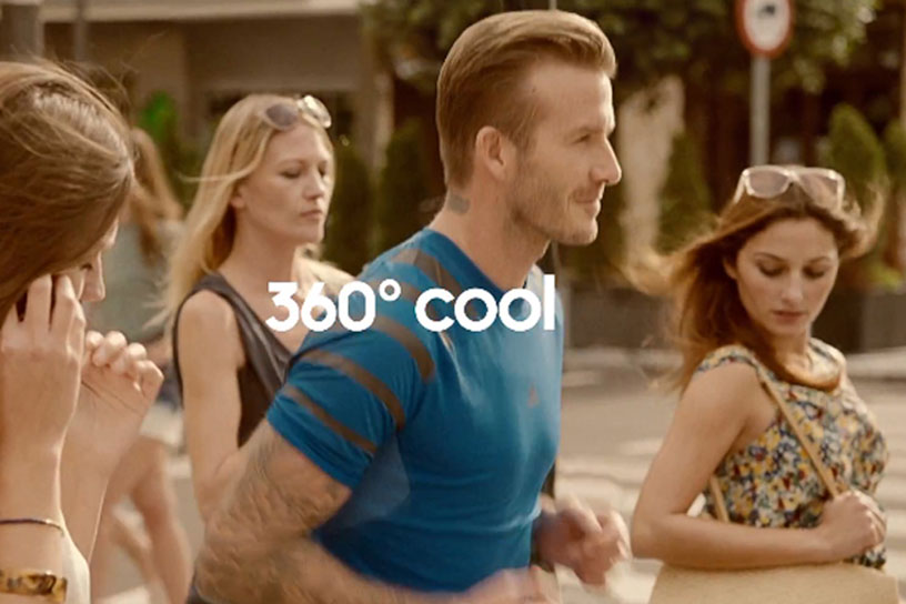 David Beckham演绎全新Adidas Climacool系列广告宣传片