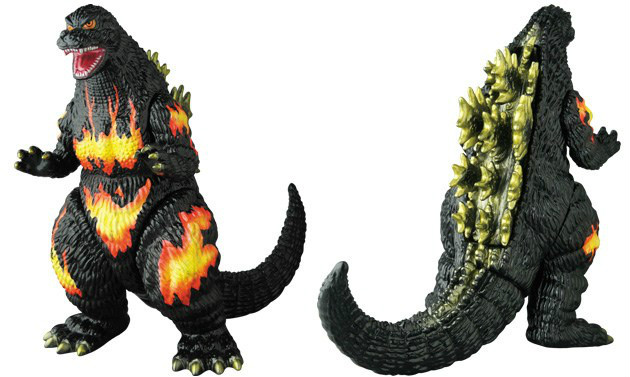 Medicomtoy《GODZILLA　VINYL WARS EX》红莲哥斯拉 咆哮版本