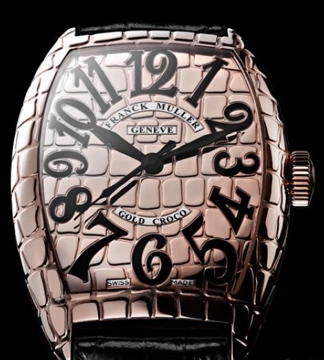 Franck Muller Gold Croco鳄鱼皮纹腕表