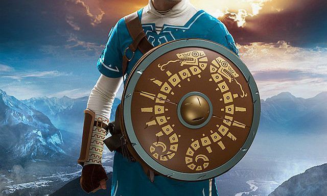 ThinkGeek《塞尔达传说 荒野之息》旅人之盾后背包