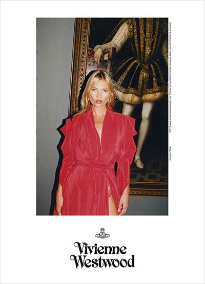 Kate Moss 为 Vivienne Westwood 2013 春夏系列广告硬照