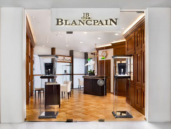 Blancpain（宝珀）香港中环与尖沙咀新店将同日揭幕