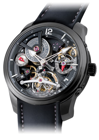 高珀富斯Double Tourbillon Technique Black腕表