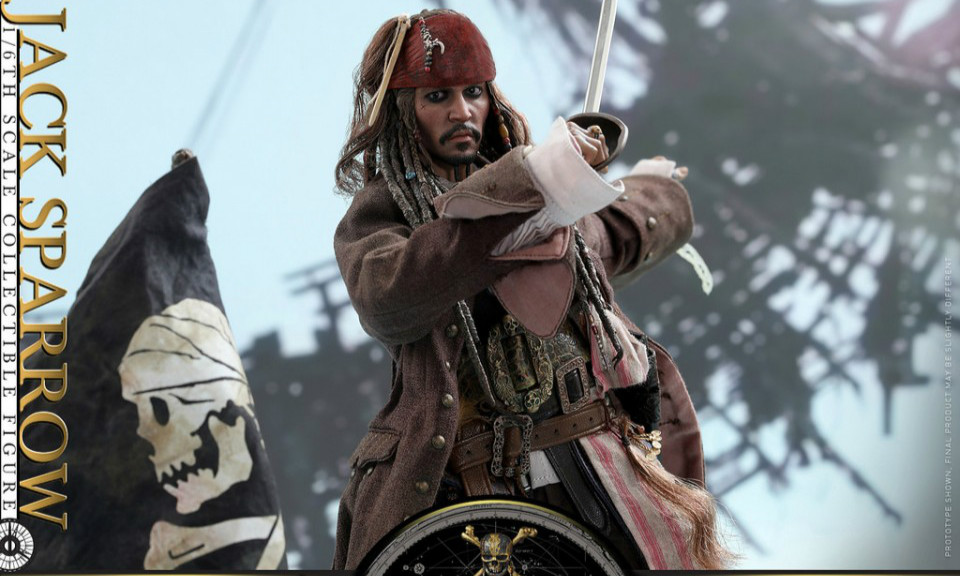 Hot Toys 《加勒比海盗5：死无对证》1/6 比例 杰克·斯帕罗
