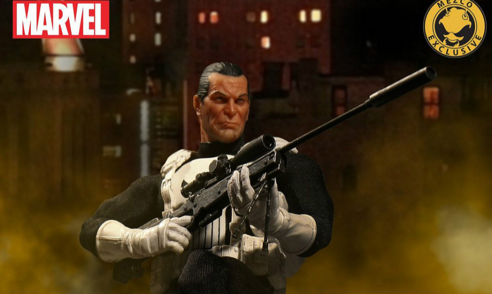 MEZCO – ONE:12 COLLECTIVE 系列【惩罚者：弗兰克．卡斯特】1/12 人偶作品