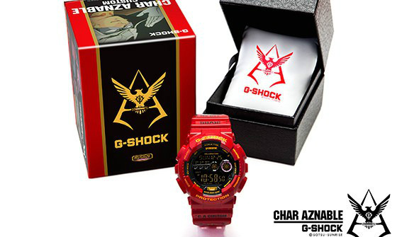 万代《机动战士高达》35周年记念商品 G-SHOCK x GUNDAM