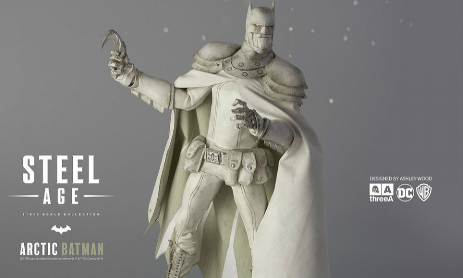 threeA DC Comics 系列【钢铁世代：极地蝙蝠侠】 1/6 人偶作品