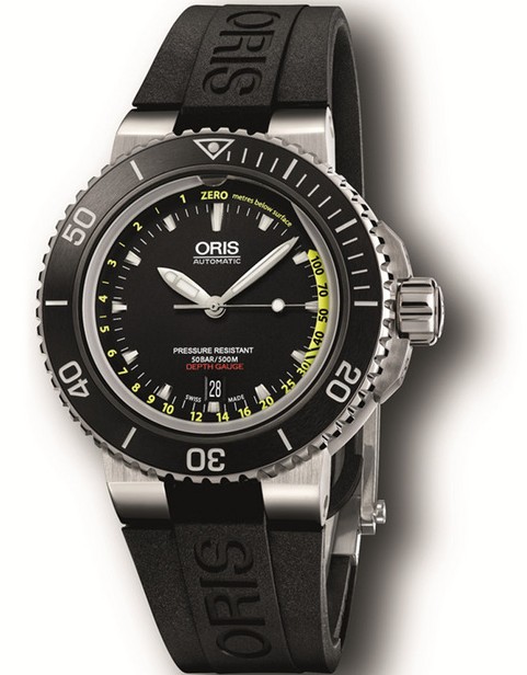 ORIS 豪利时全新的深度测量潜水表