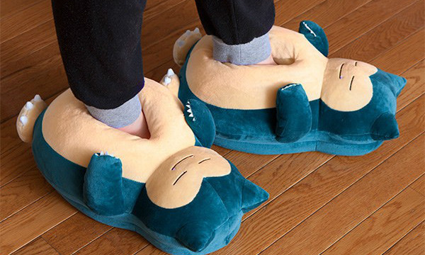 Pokémon Snoring Snorlax Slippers 卡比兽打鼾拖鞋