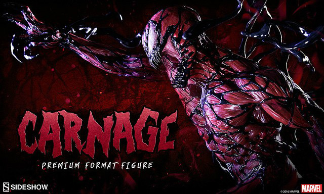 Sideshow Collectibles【屠杀】Carnage 1/4 全身雕像作品