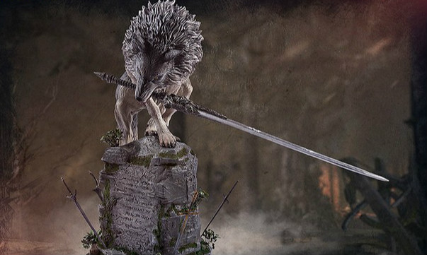 First 4 Figures 《黑暗之魂》巨狼希夫 The Great Grey Wolf, Sif 雕像