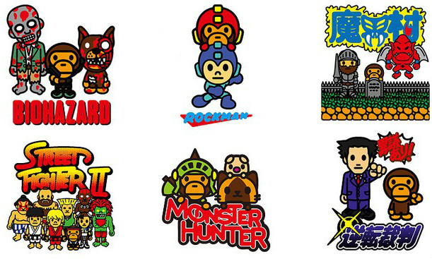 A BATHING APE × CAPCOM 联名服饰系列