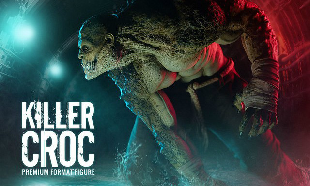 Sideshow Collectibles【杀手鳄】Killer Croc 1/4 全身雕像