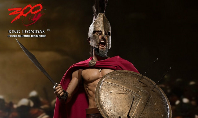 Star Ace Toys《斯巴达300勇士》列奥尼达 King Leonidas 1/6 人偶作品