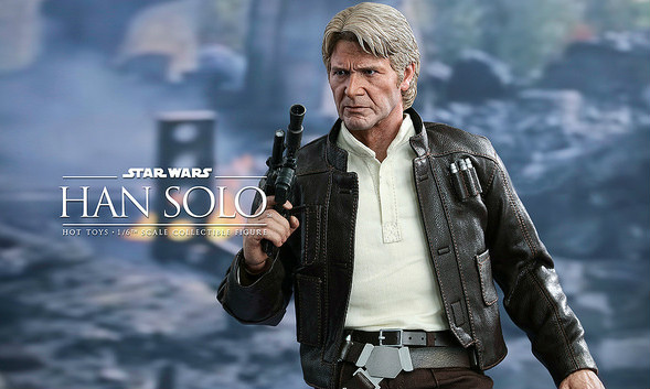 Hot Toys《星球大战：原力觉醒》韩索罗 Han Solo 1/6 人偶作品