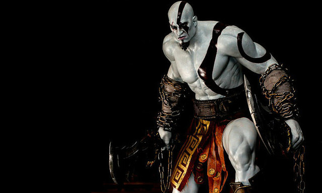 PlayStation《战神》奎托斯 God of War: Ascension Kratos 全身雕像作品