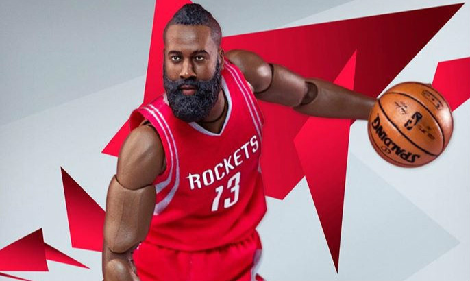 ENTERBAY NBA 系列【詹姆斯．哈登】James Harden 1/9 人偶作品