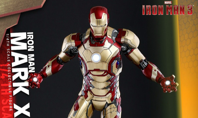 Hot Toys《钢铁侠3》马克42 豪华版 1/4 比例 Mark XLII Deluxe Version