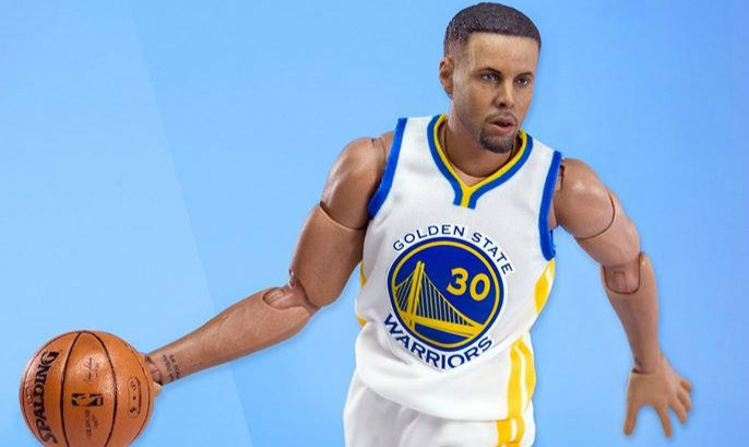 ENTERBAY NBA 系列【斯蒂芬．库里】Stephen Curry 1/9 人偶作品