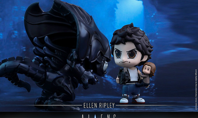 Hot Toys《异形2》艾伦．雷普莉 & 纽特 Cosbaby Bobble-Head