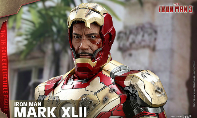 Hot Toys《钢铁侠3》马克42 1/4 比例 Mark XLII