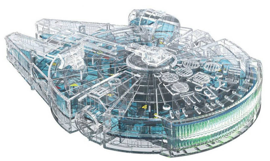 EPOCH【千年鹰号 3D 立体迷宫】Millennium Falcon