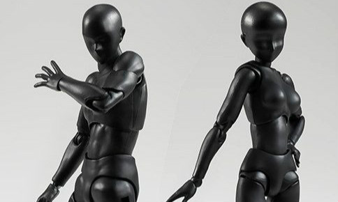 万代 S.H.Figuarts 素体 男女版 Solid black Color Ver.