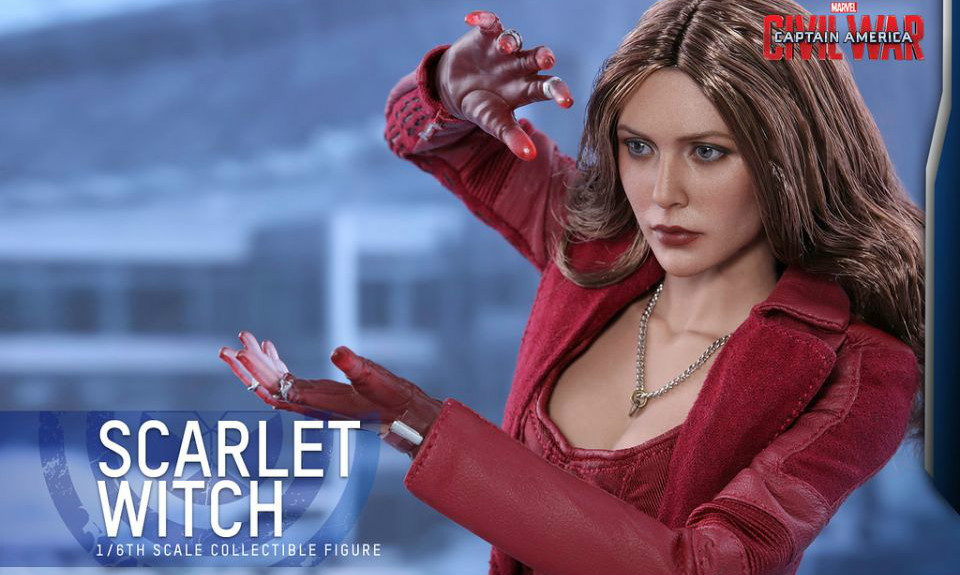 Hot Toys《美国队长3：英雄内战》绯红女巫 Scarlet Witch 1/6 人偶作品