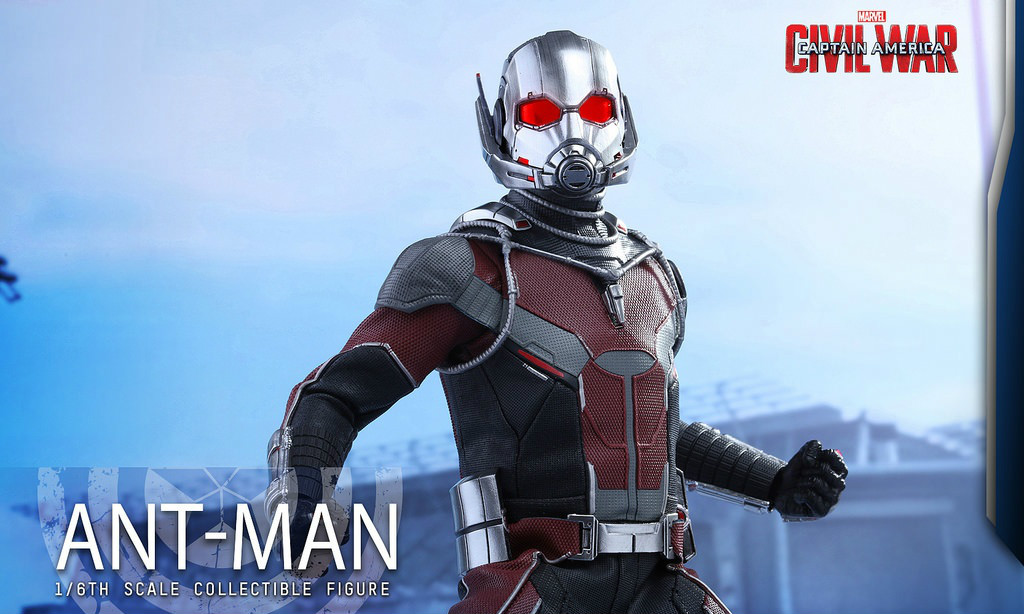 Hot Toys《美国队长3：英雄内战》蚁人 Ant-Man 1/6 人偶作品