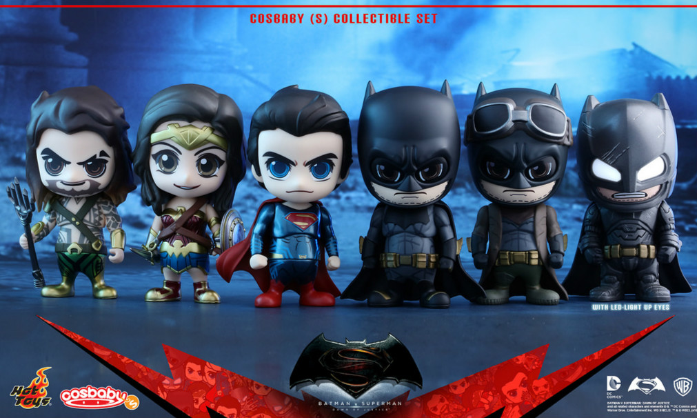 Hot Toys《蝙蝠侠大战超人：正义曙光》Cosbaby 系列