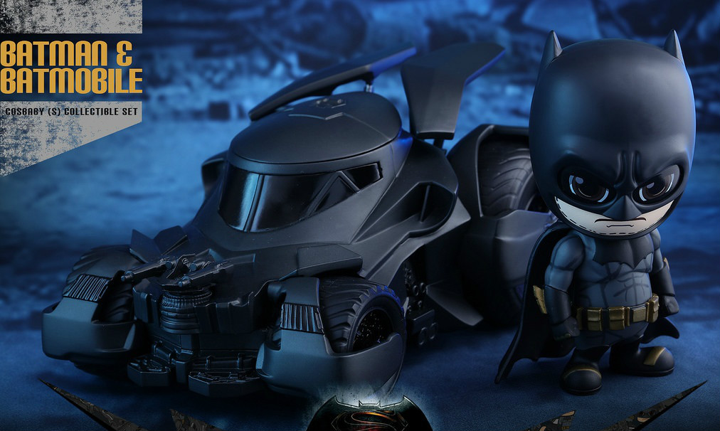 Hot Toys【蝙蝠侠 & 蝙蝠车组合包】Batman & Batmobile Cosbaby