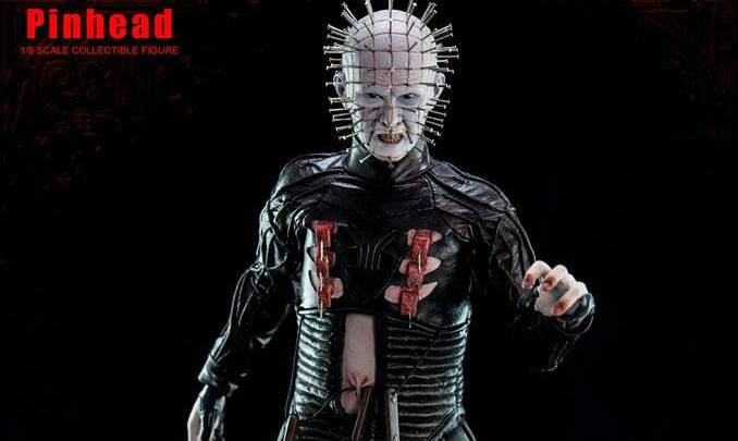 threezero《猛鬼追魂3》针头人 Pinhead 1/6 人偶作品