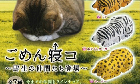 Shine-G 趴睡猫 「野生的朋友篇」扭蛋