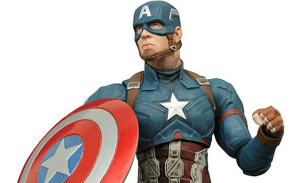 Marvel Select《美国队长3：英雄内战》美国队长 Captain America 7 吋人偶作品