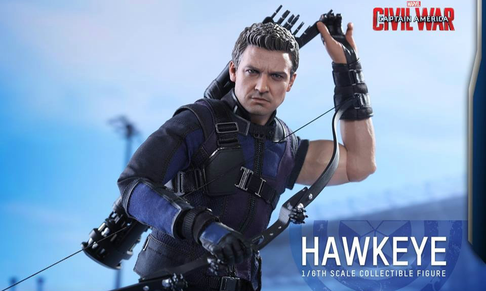 Hot Toys《美国队长3：英雄内战》鹰眼 Hawkeye 1/6 人偶作品